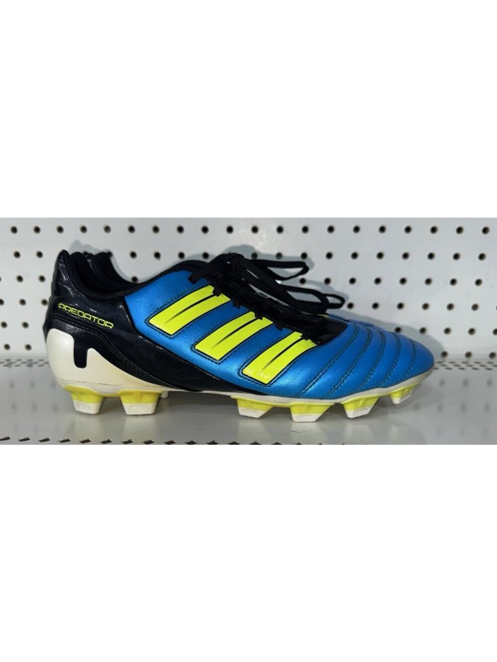 RARE 2011 Adidas Predator Predito TRX FG AG Mens Soccer Cleats Size 8.5 Blue